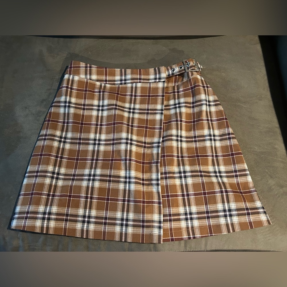 Tartan mini skirt - sz: Small